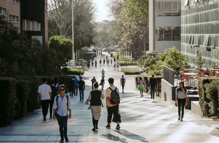 UNSW walkway